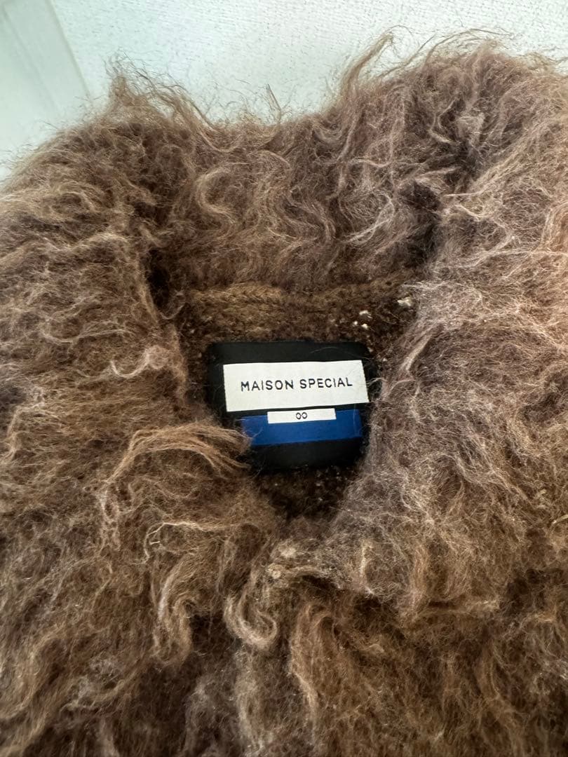 《UNISEX》MAISON SPECIAL for 久遠　シャギーニットシャツ