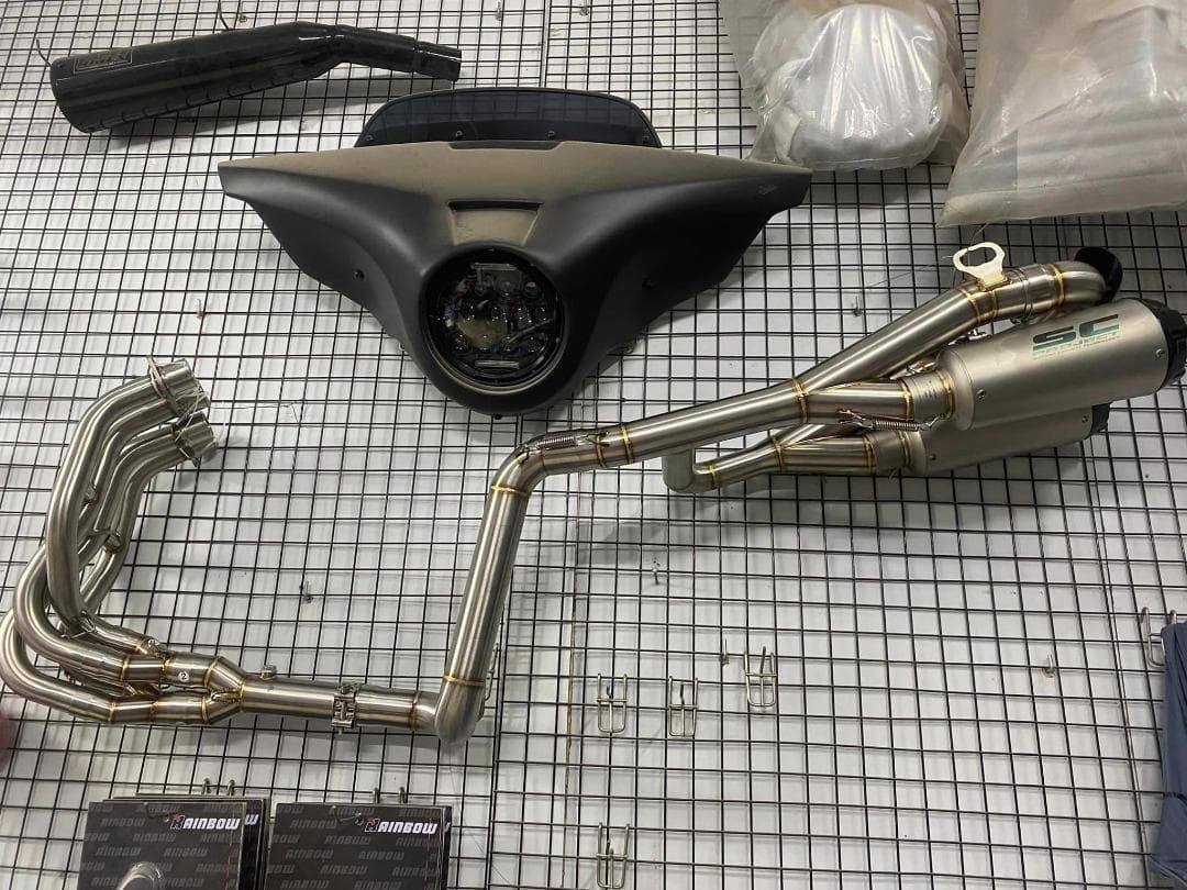 限定値下げ！ ZX4R/ZX25R フルエキゾースト 2本出しマフラー - メルカリ