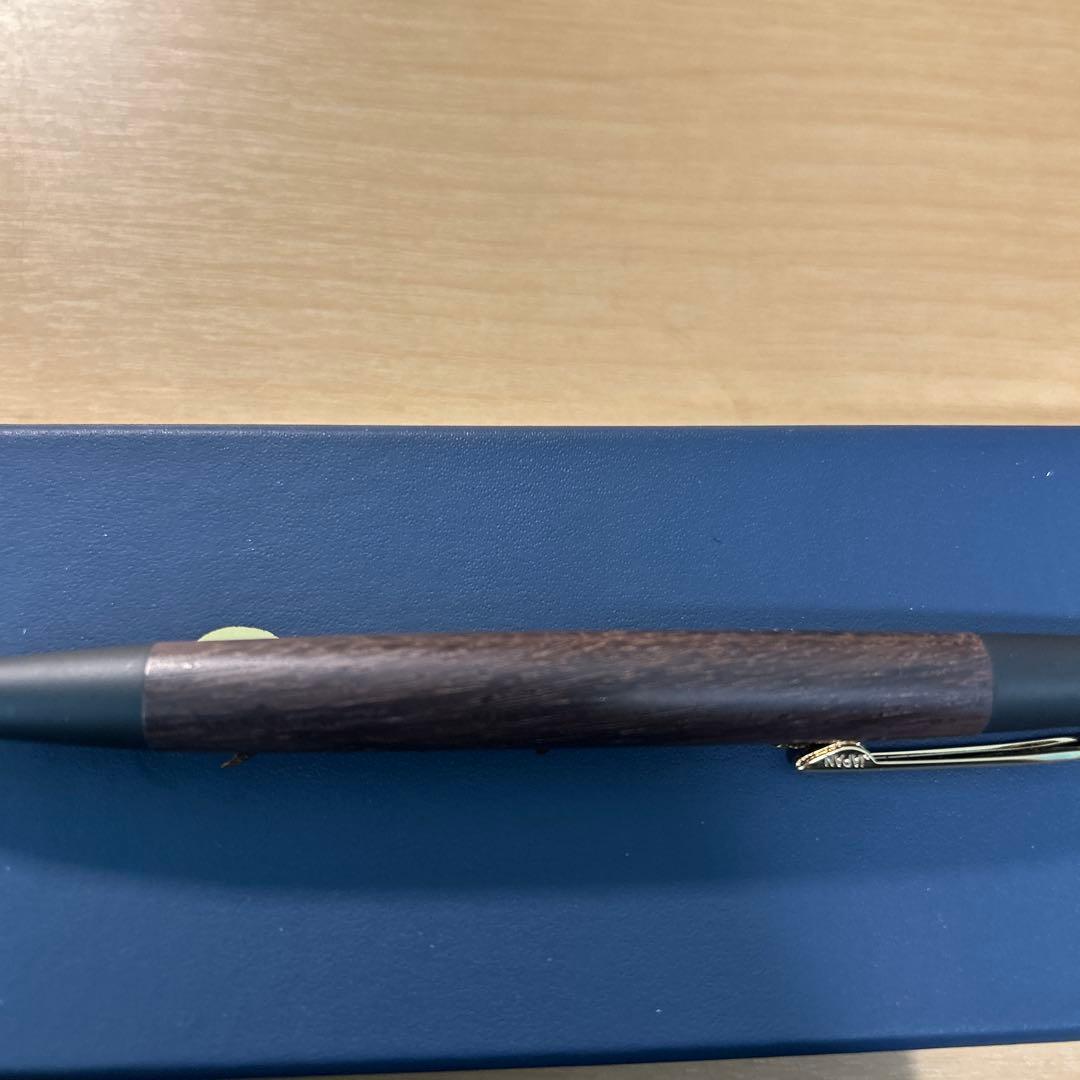 野原工芸インドローズウッド 新型シャープペンシル ゴールド 固定式