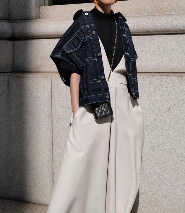 machatt デニムベスト 新品タグ付き - メルカリ