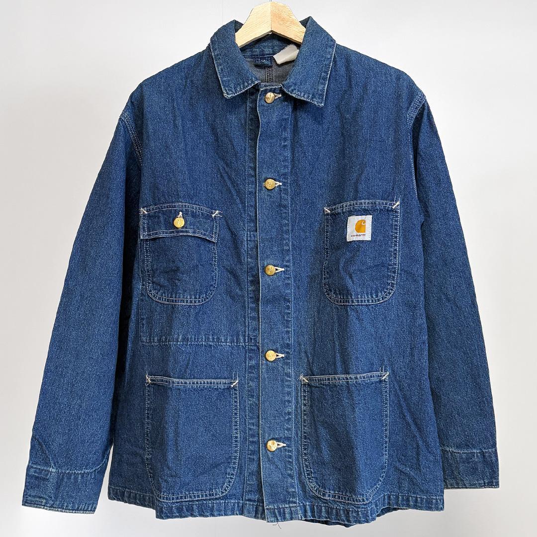 90's Carhartt デニムカバーオール ヴィンテージ チョアコート - メルカリ
