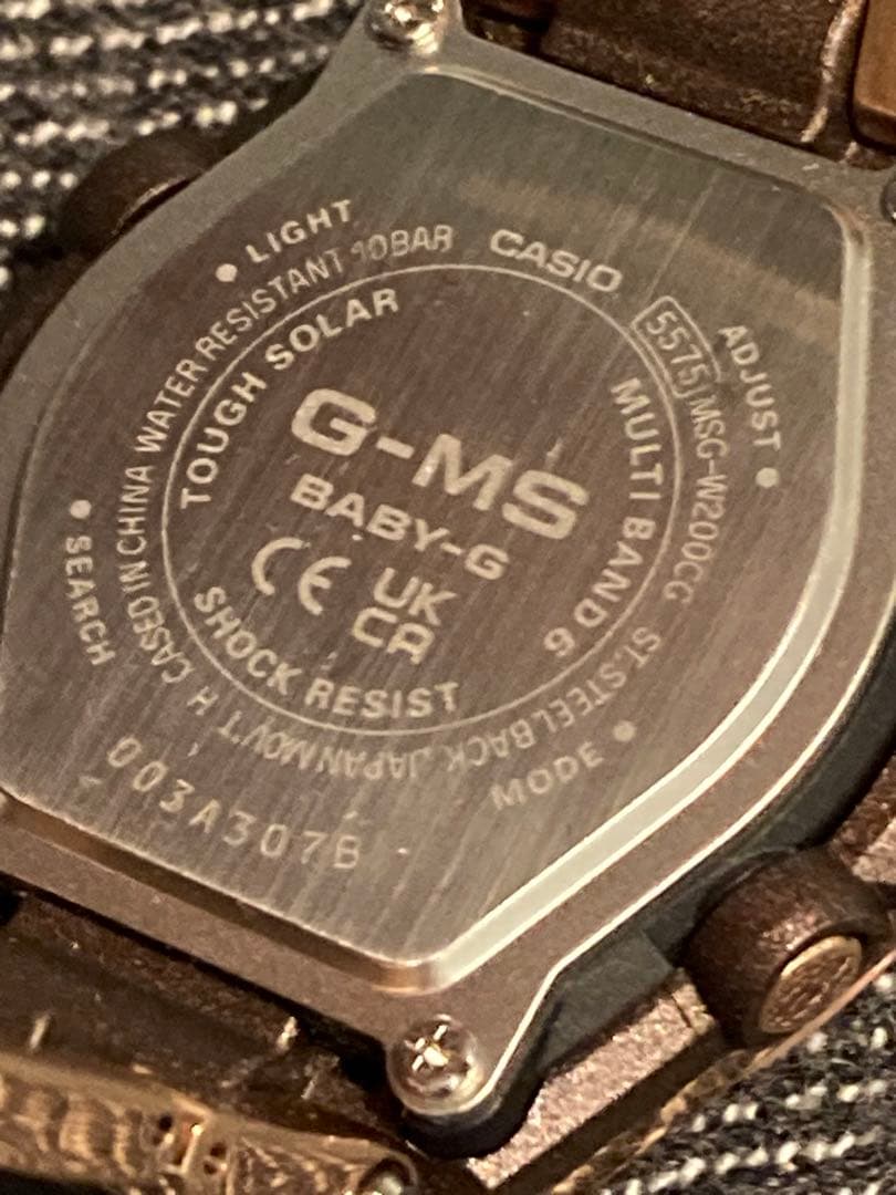 カシオ baby-G G-MS MSG-W200CG-5AJF 電波ソーラー☆ - メルカリ
