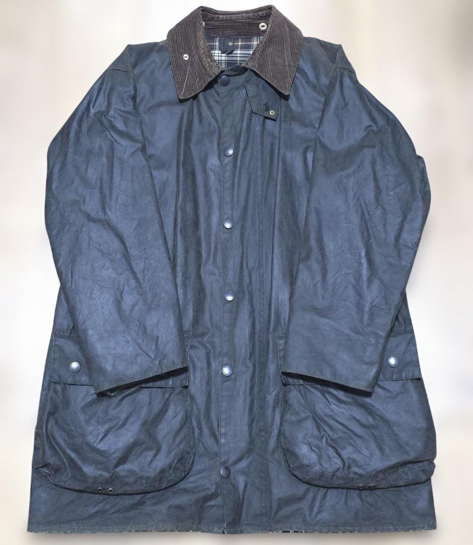 Barbour BORDER ボーダー 90s 44 セージ リワックス済！ Barbour