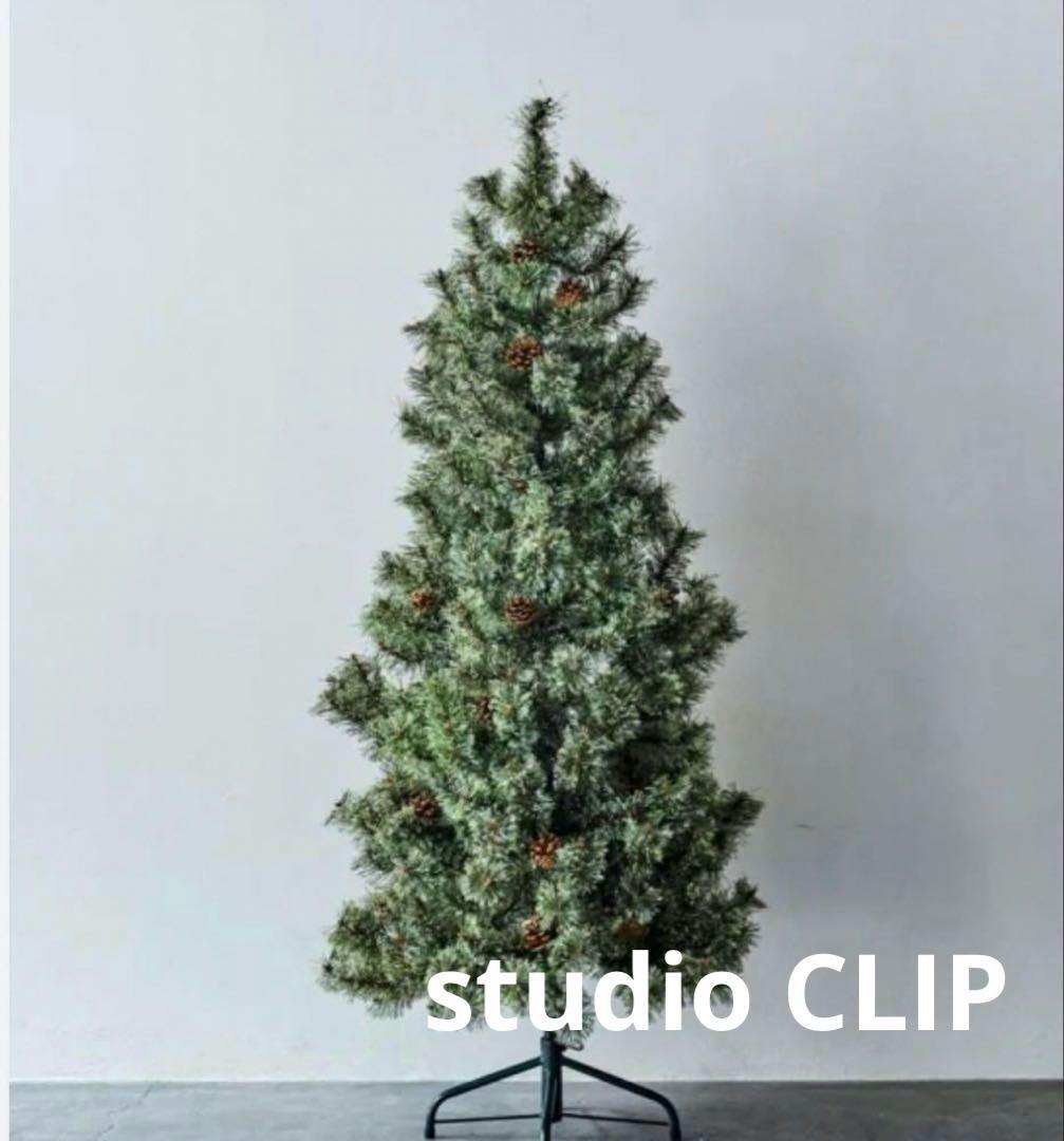 【▽・x・▽ 】studio CLIPクリスマスツリー 松ぼっくり 150 studio CLIP 松ぼっくり付きクリスマスツリー 約150cm studio clip