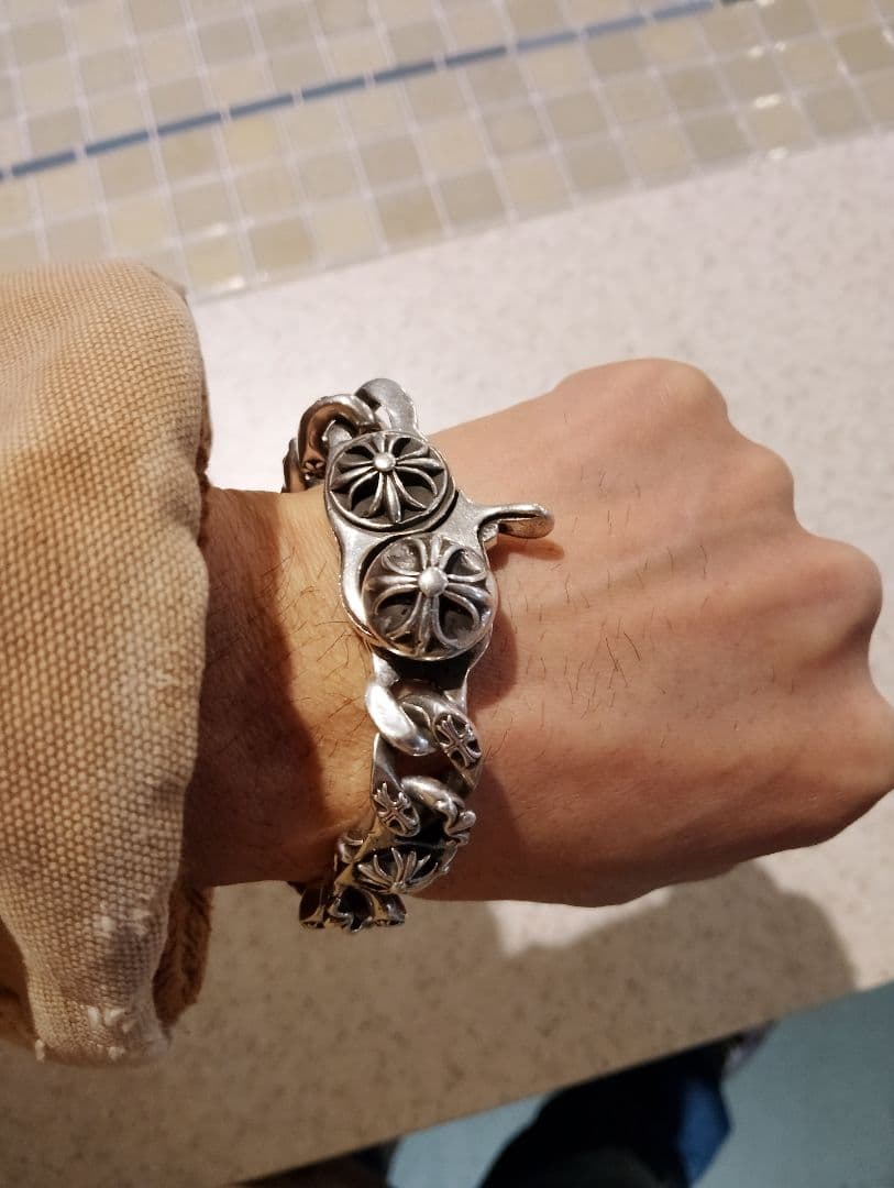 テ*ン様 総重量132.4g　激レア　ゼニスクロスブレス　A＆G クロムハーツ テ*ン様 総重量132.4g 激レア ゼニスクロスブレス A＆G クロムハーツ