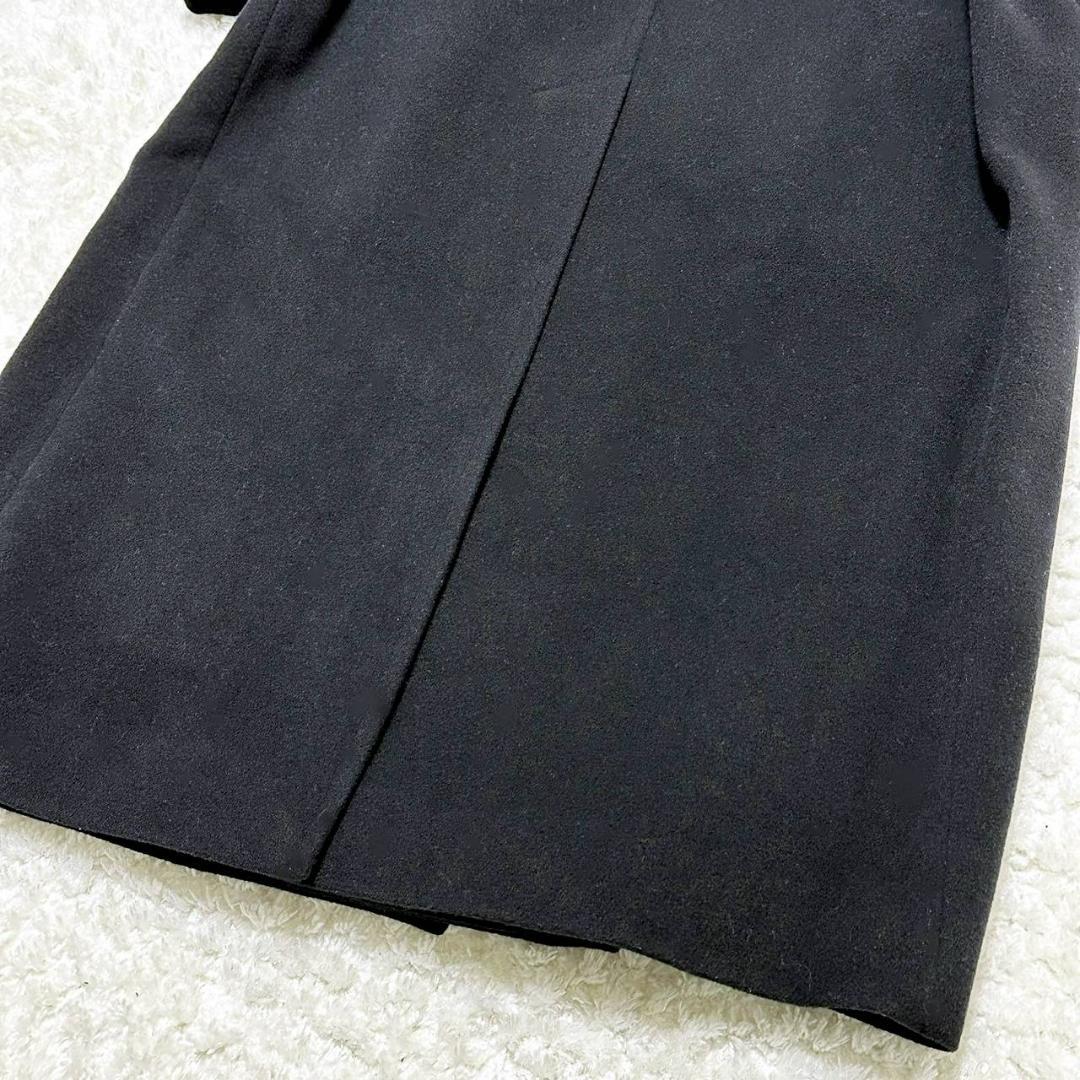 希少】AURALEE 21AW カシミヤウールモッサステンカラーコート 0 黒