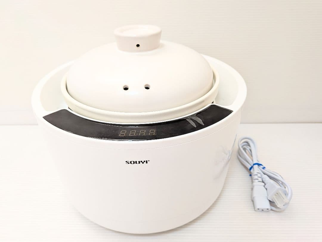 SOUYI ソウイ 全自動炊飯土鍋 SY-150 4合 炊飯器 ソウイジャパン 炊飯器 4合 土鍋気分 マイコン ブラック SY-150-BK の