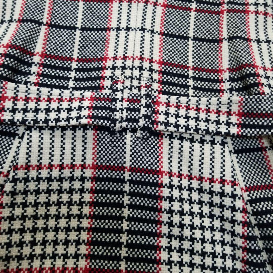 バーバリーブルーレーベル ツイードワンピース ミニ チェック 38 M