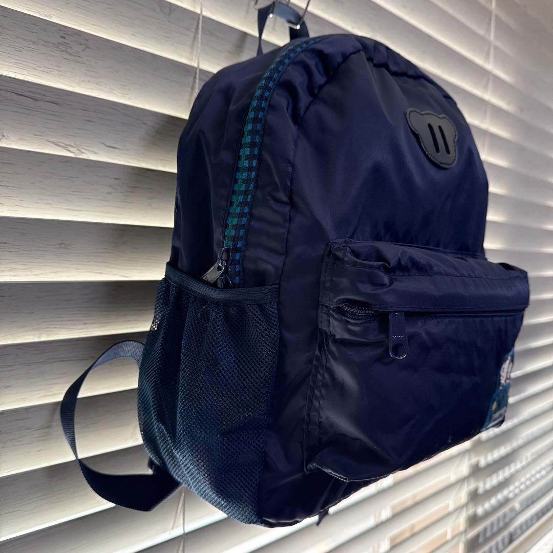 familiar ファミリア ネイビーリュック (M)クマと犬刺繍 - メルカリ