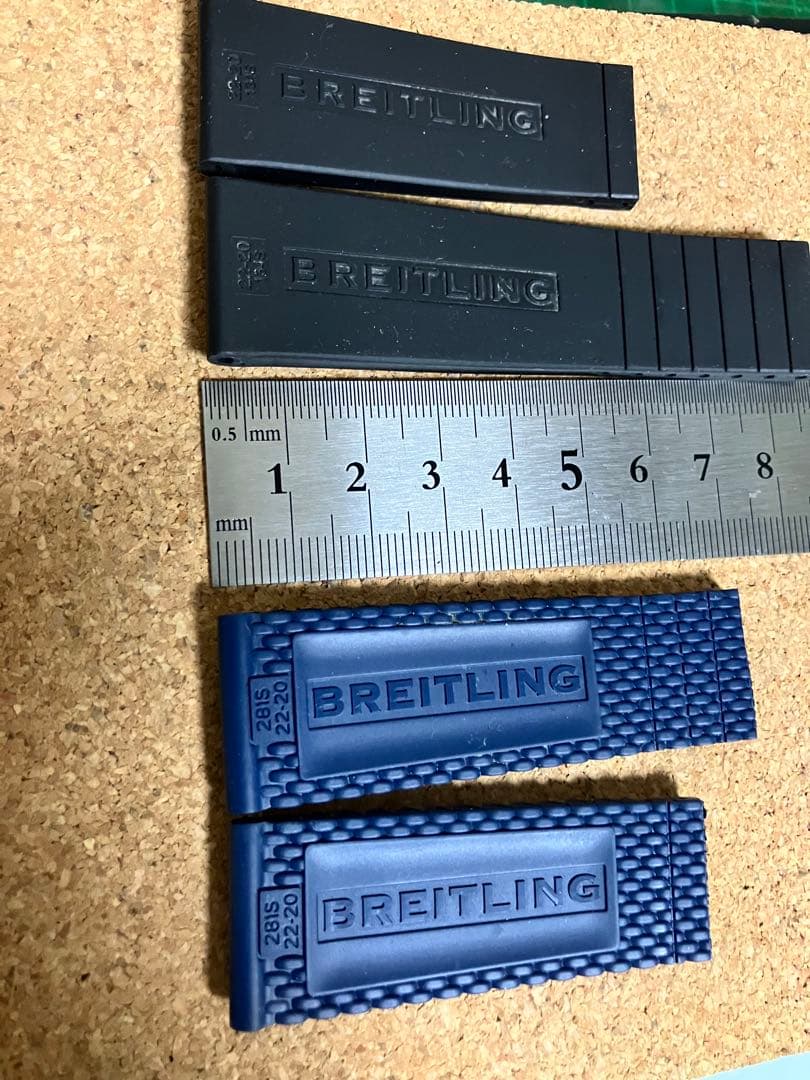 BREITLING 純正 ラバー用 Dバックル DLC チタン ブライトリング - メルカリ