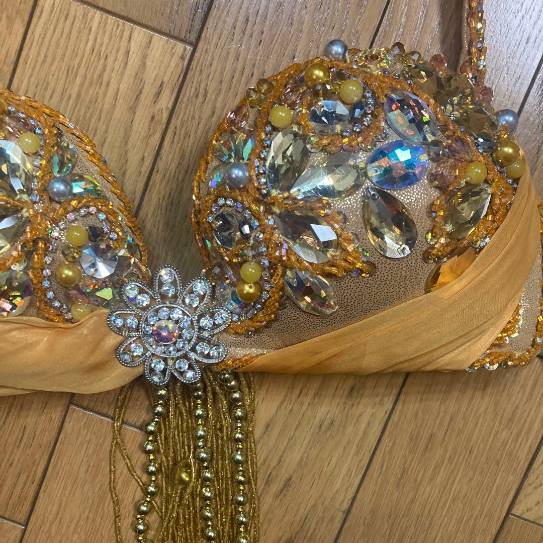 【大特価☆12/20まで】！hanan✴︎ベリーダンス衣装✴︎イエローゴールド 楽天市場】ダンス ベリーダンス パフォーマンス 衣装 秋冬 長袖