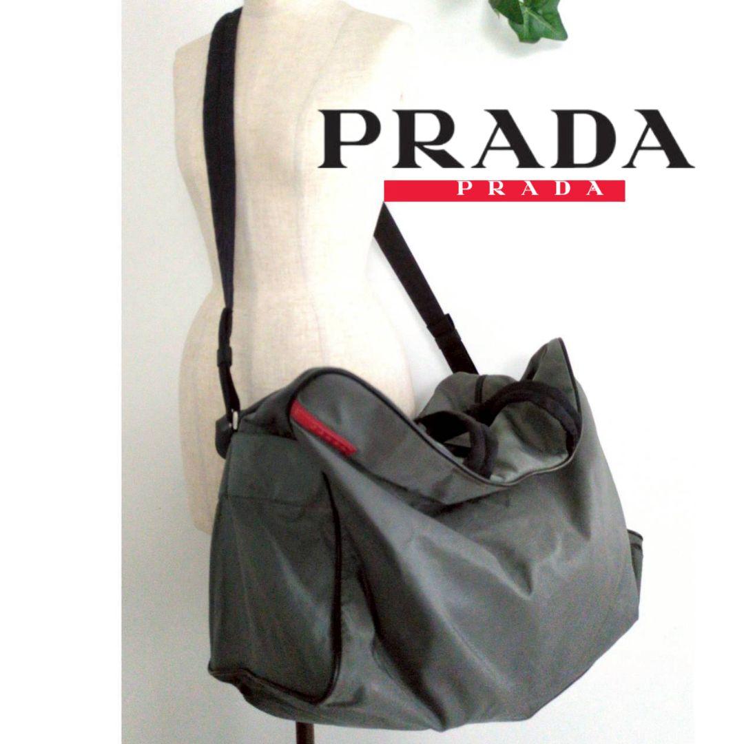 極美品 プラダスポーツ 2way ナイロン ショルダーバッグ レディース メンズ PRADA（プラダ） プラダスポーツ PRADA SPORTS バッグ レディース