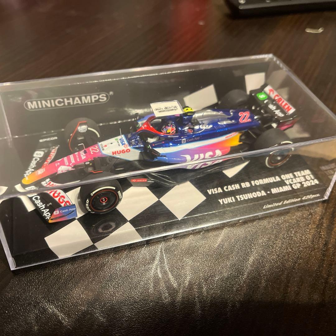 MINICHAMPS 1/43 VCARB01 角田裕毅 2024 マイアミGP - メルカリ
