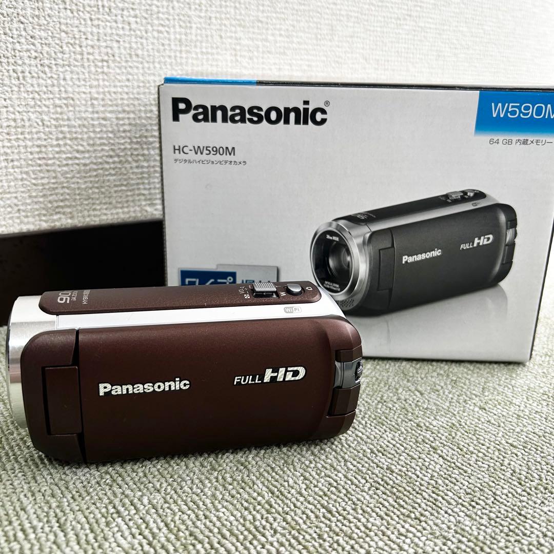 Panasonic HC-W590M ビデオカメラ 64GB ブラウン 81yYg+CLLmL.jpg_BO30,255,255,