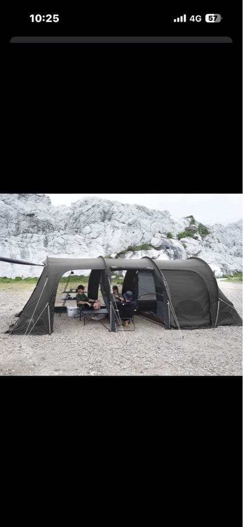 早い者勝ち‼️DOD カマボコテント3M ブラック　新品・未開封 カマボコテント3M（ブラック） T5-689-BK - DOD（ディーオーディー