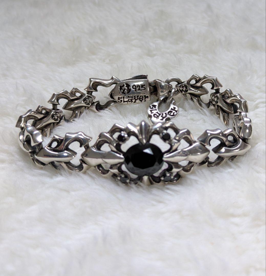 SLAYER 925スターリングシルバー フローラルブレスレット Amazon.co.jp: シルバー925 ブレスレット Silver 925 メンズ