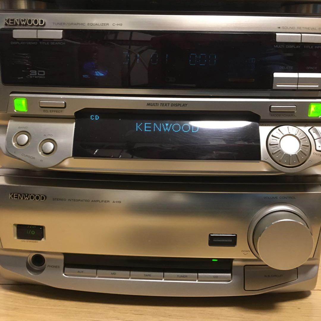 KENWOOD ケンウッド ミニコンポ XM-7MD 3way スピーカー MD - メルカリ