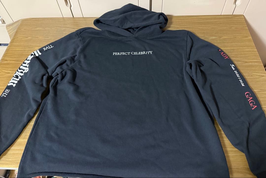 新品！レディーガガ Lady Gaga 2026 ライブ パーカー グッズ XL - メルカリ