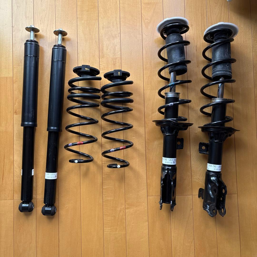 N-ONE RS JG3 純正サスペンション 前後 車高調取付時取外し JG3 N－ONE 車高調取付け スタビバー取付け 1G締め 4輪