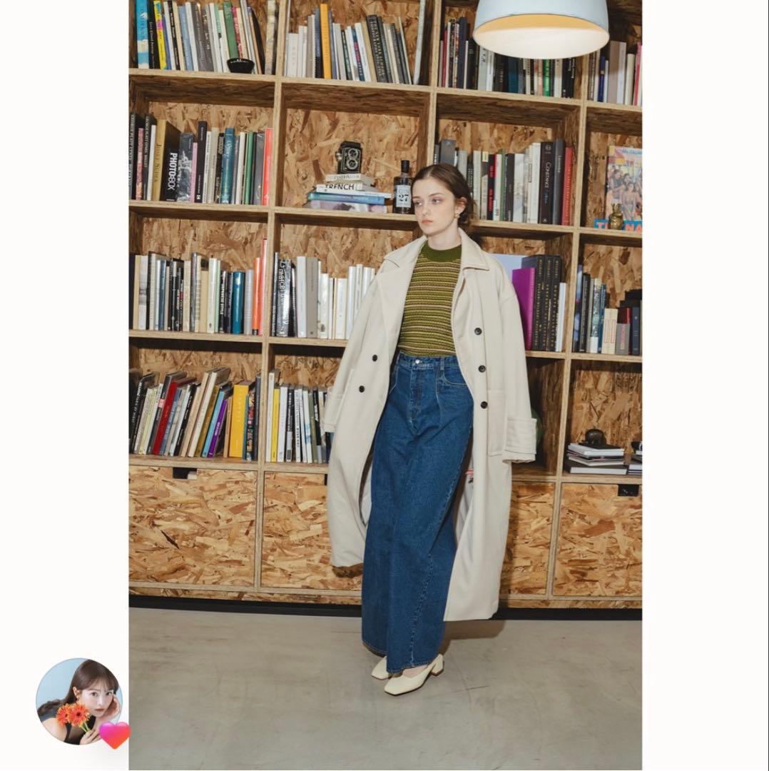 Mサイズ　ロングパフコート abahouse mavie（アバハウスマヴィ） コート チェスターコート ベルト