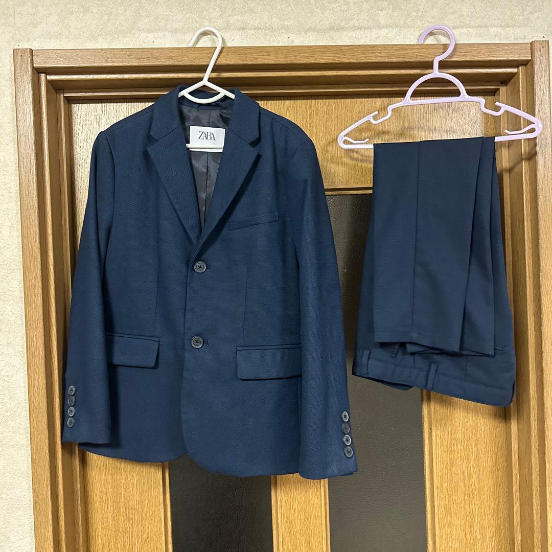 ZARA フォーマル スーツ ♡ ネイビー 128 size 8 入学式 卒園式 - メルカリ