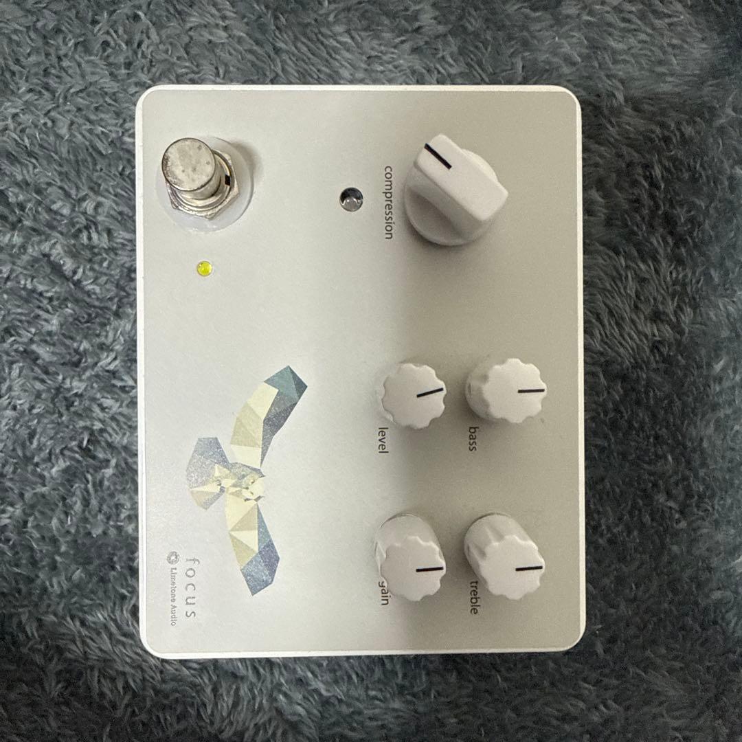 limetone audio focus ギターベース　エフェクター ホワイト レビュー】Limetone Audio focus - あさぎベーススタジオ