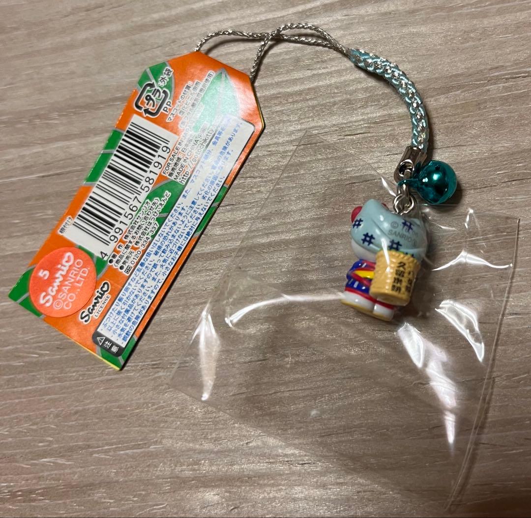 激レア◎福岡限定◎久留米絣八女茶娘キティ◎根付けストラップ - メルカリ