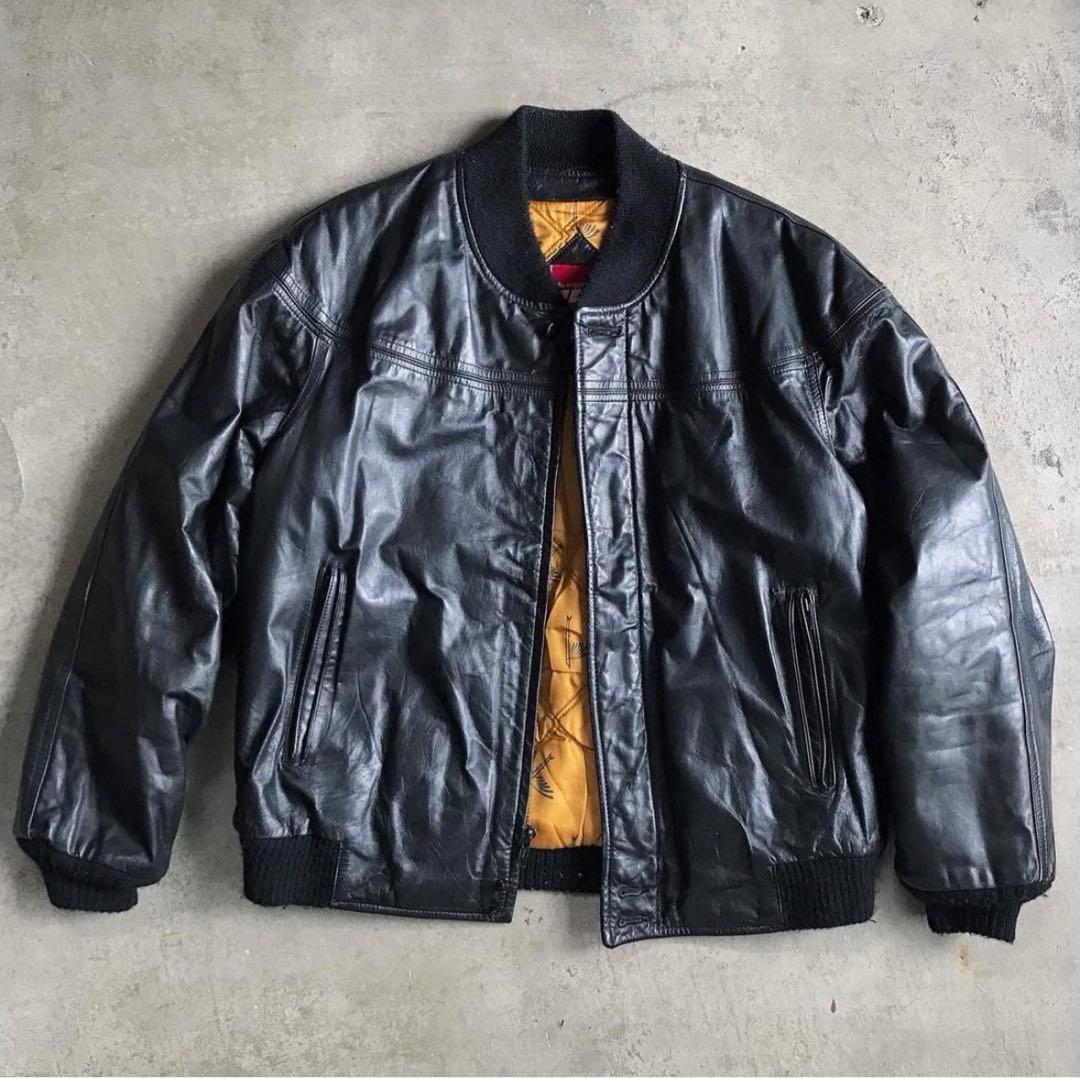 catalina ダービージャケット レザー ビンテージ - メルカリ