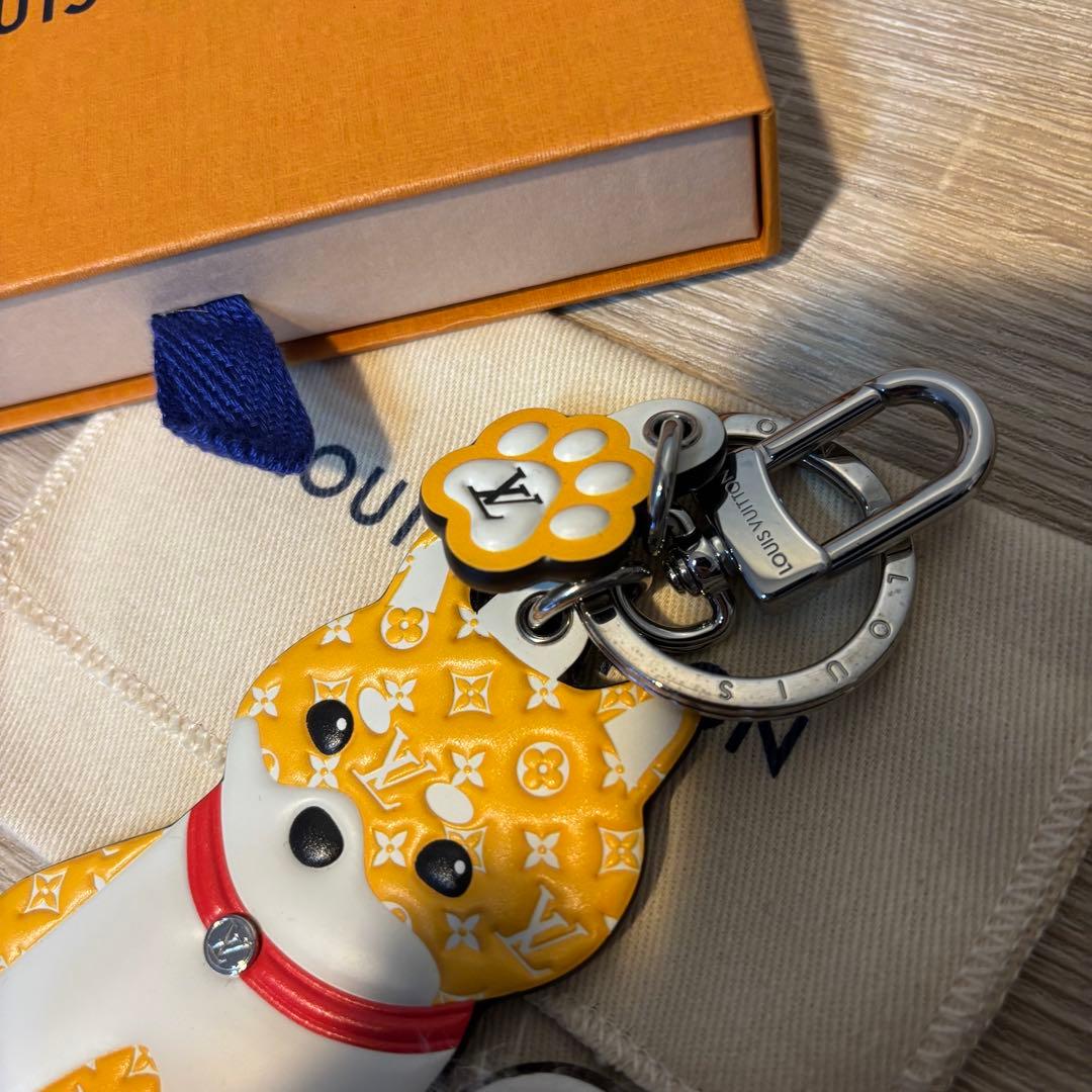 ルイ ヴィトン M01199 ポルトクレ LV シバ ミンクファー