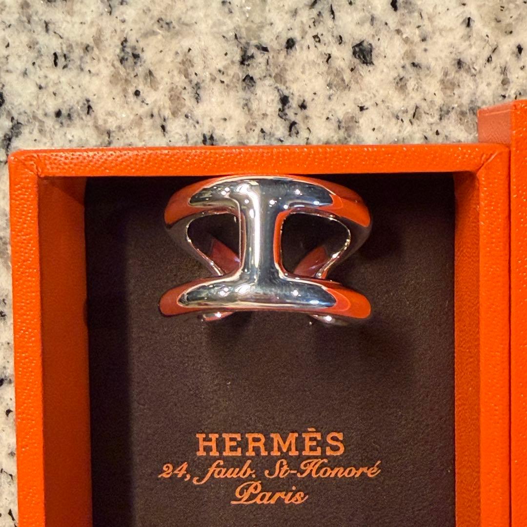 HERMES リング オスモズ GM 64号 シルバーリング エルメス 指輪 - メルカリ