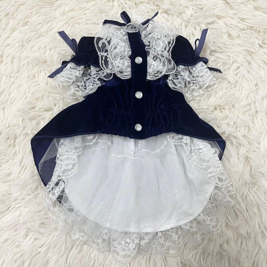 Luxe birdie エリアスワンピース ネイビー SSサイズ 犬服 - メルカリ
