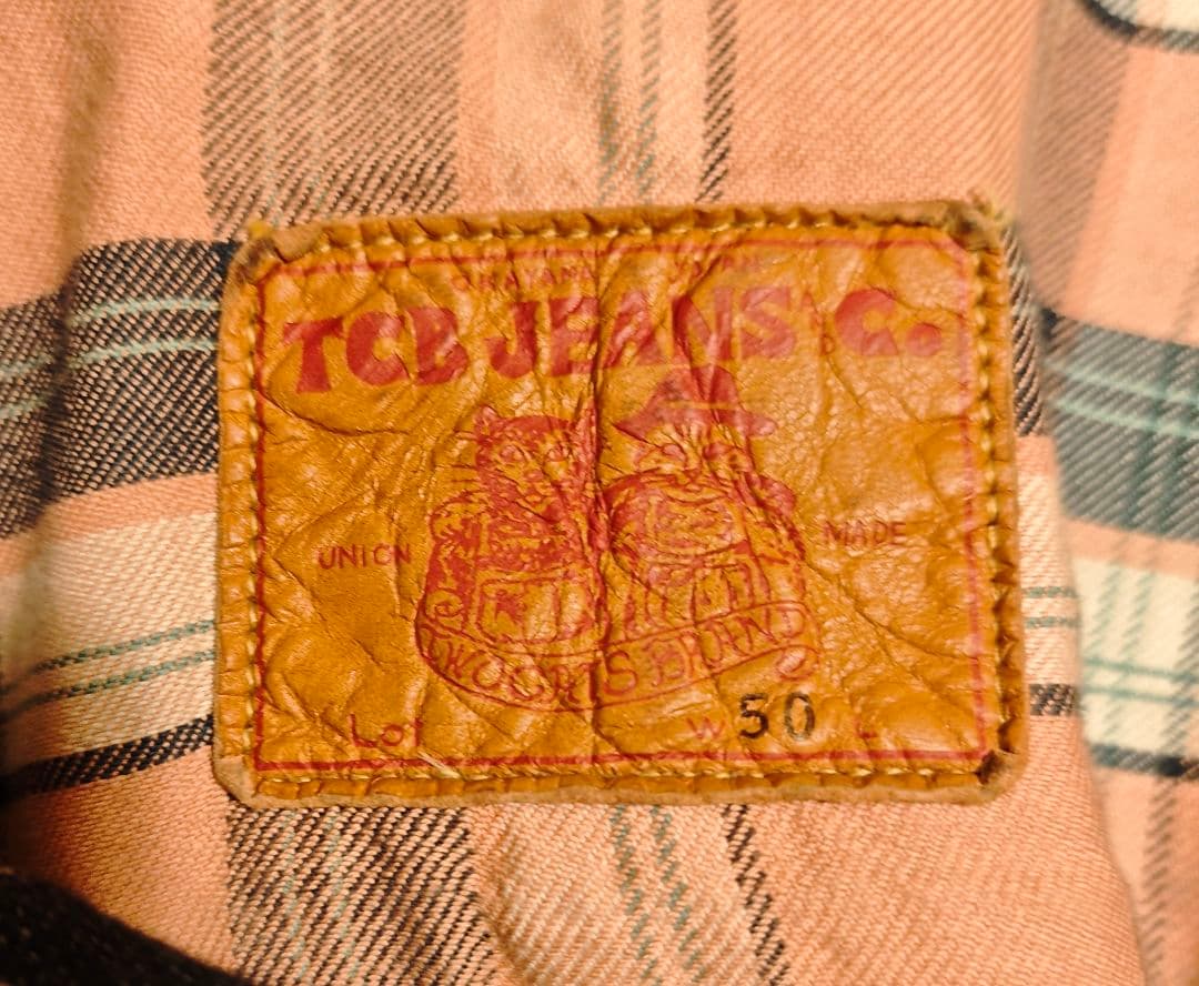 TCB jeans Lined Late S40's Jacket 赤タブ仕様 - メルカリ