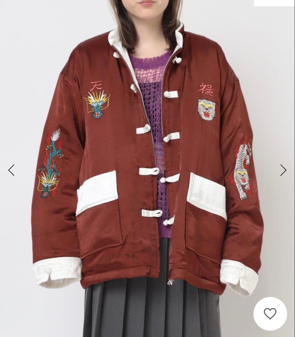 ■超美品★M★ RNA チャイナスカジャン★レディース ジャケット★スカ★ RNA（アールエヌエー）の「J2121 チャイナスカジャン（ブルゾン）」 - WEAR