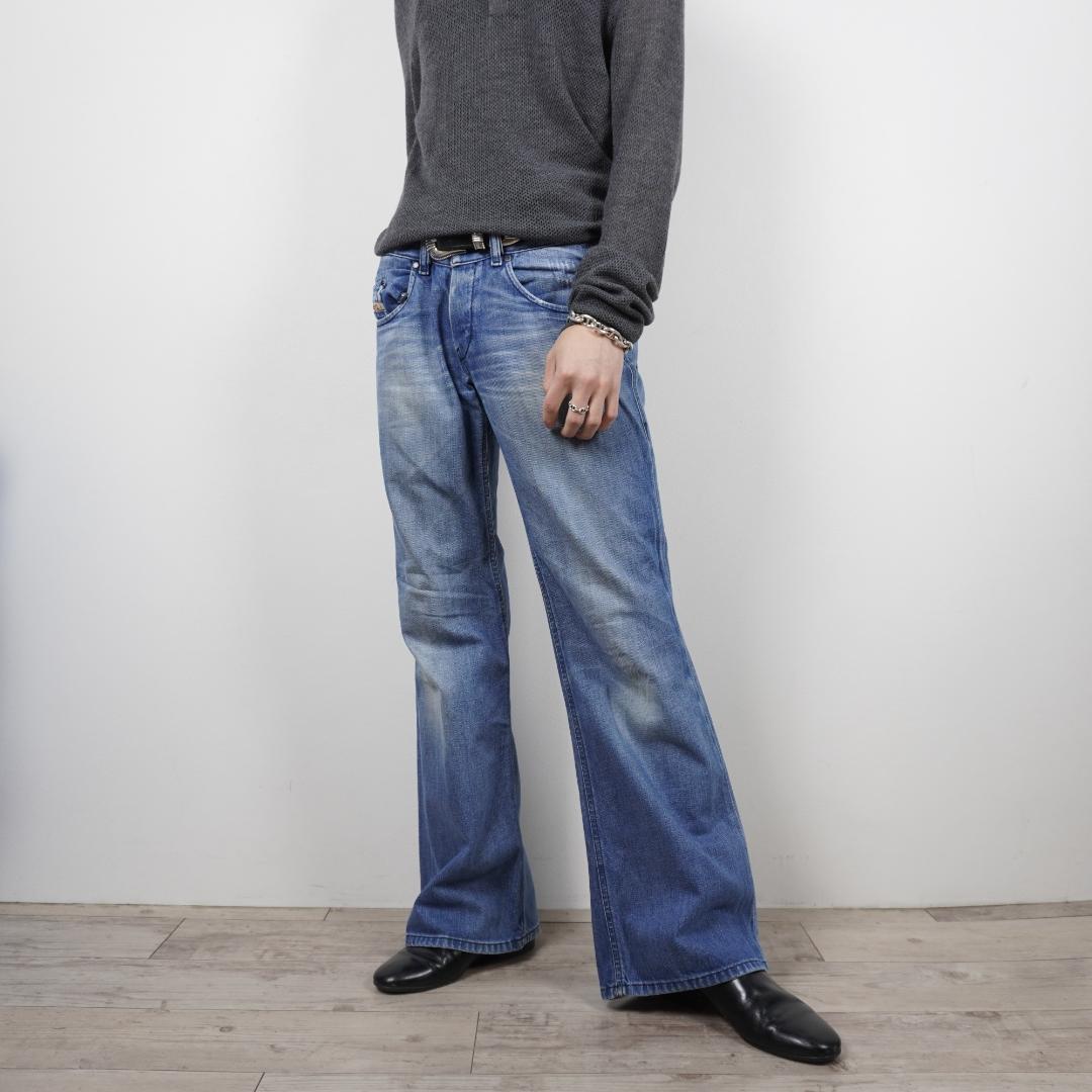 DIESEL VIXY フレアデニムパンツ ブーツカット y2k 色落ち/CW7 - メルカリ