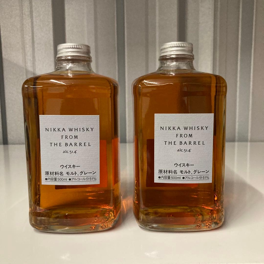p*o様 【２本セット】NIKKA FROM THE BARREL 500ml 楽天市場】ウィスキー 2本セットフロム ザ バレル51.4 500mlニッカ