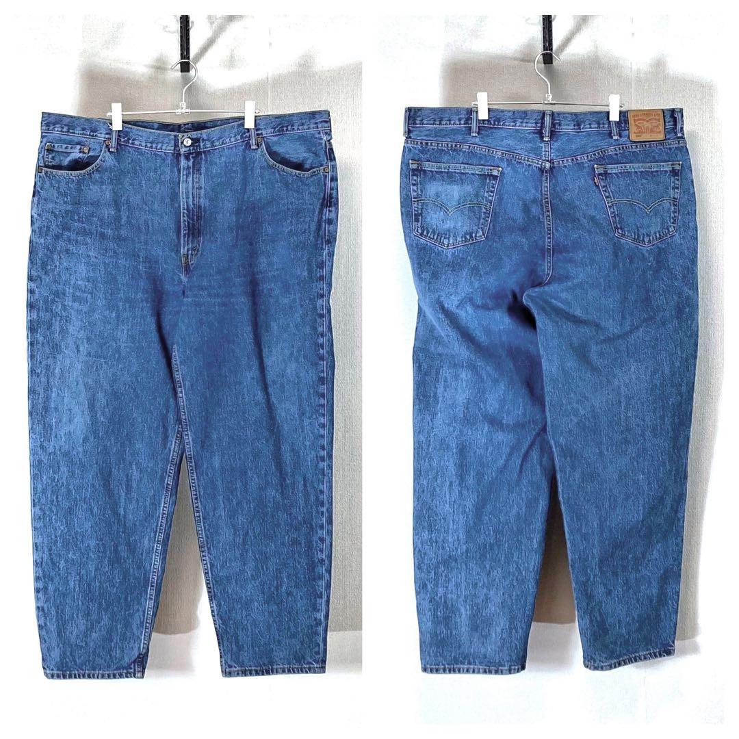 リーバイス560デニムパンツ大バギーワイドテーパードw48アメリカUSA