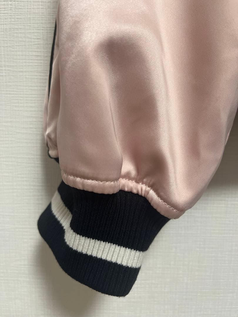 LILY BROWN×KEITA エンブロイダリーリバーシブルスカジャン ピンク