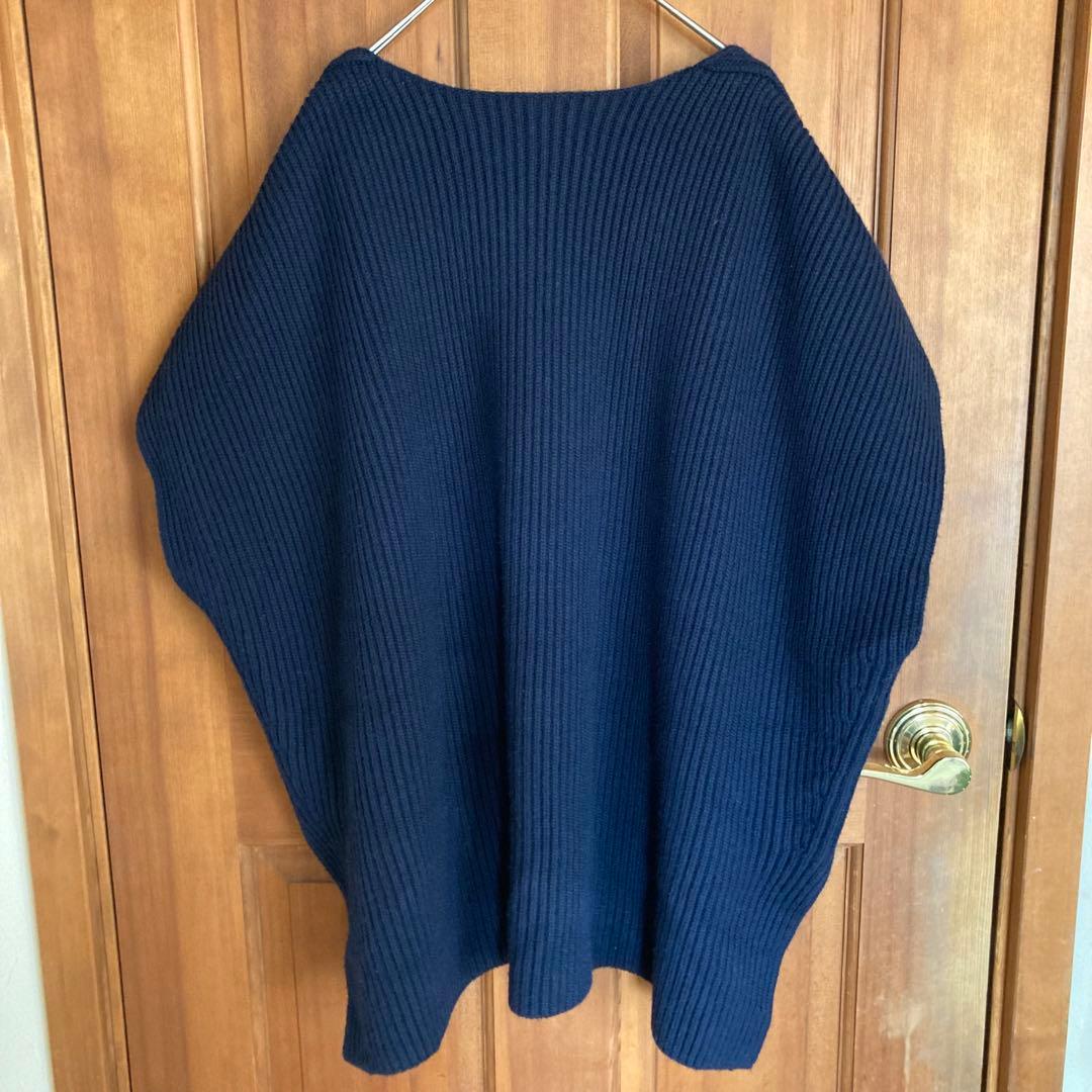 Drawer ドゥロワー Vネック ニット ベスト カシミヤ ネイビー - メルカリ