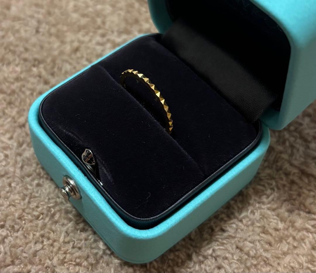 G*i様 【年内限定セール】MEHME k18 リング 7号〜9号 スタッズ