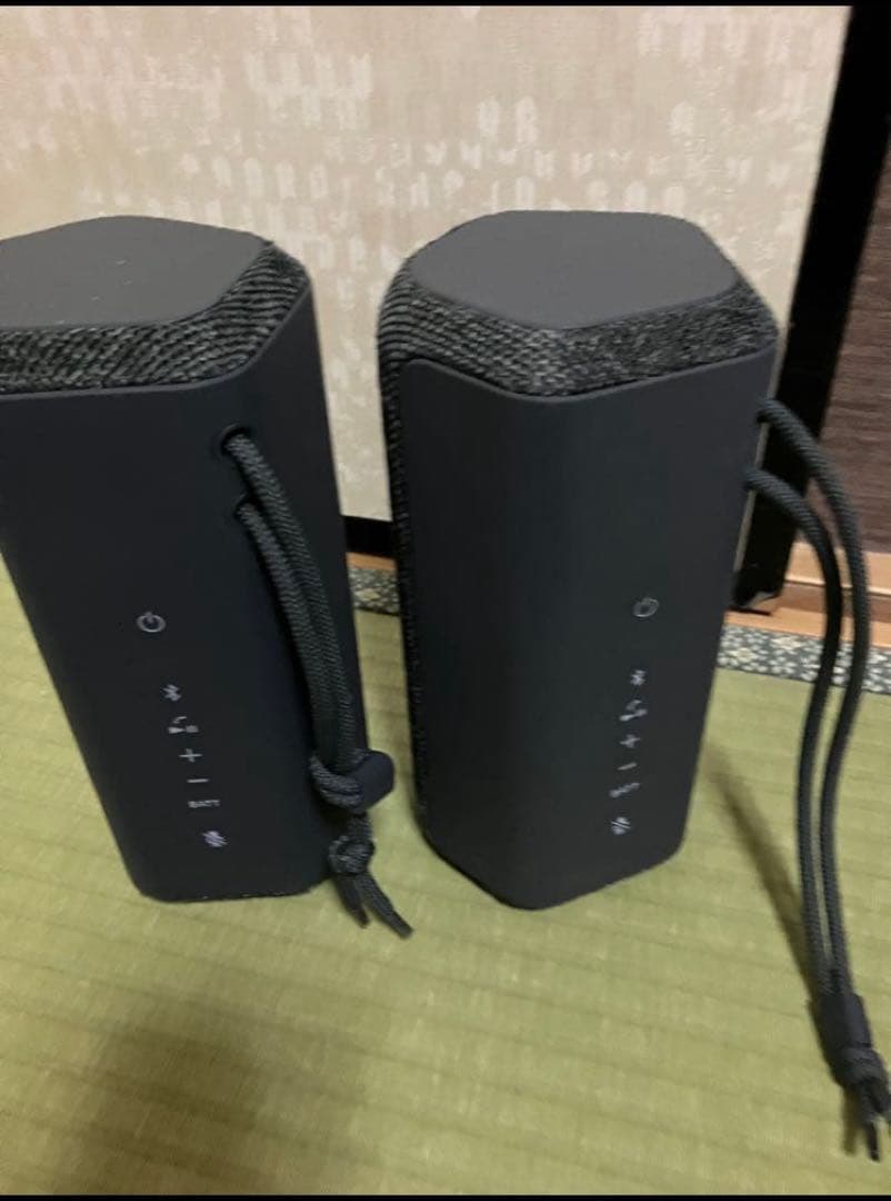 値下げ　断捨離　SONY SRS-XE200 ワイヤレススピーカー2台　本体のみ 値下げ 断捨離 SONY SRS-XE200 ワイヤレススピーカー2台 本体のみ
