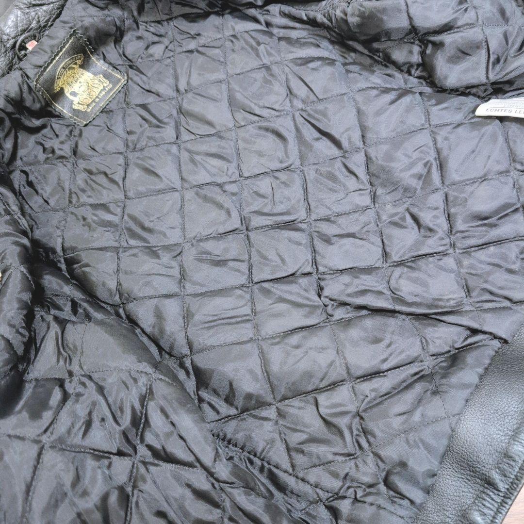 死神タグ【666 トリプルシックス】牛革レザー ダブルライダース