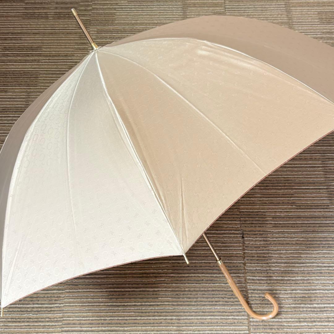 CELINE セリーヌ Cマカダム総柄ゴールド 晴雨兼用長傘 - メルカリ