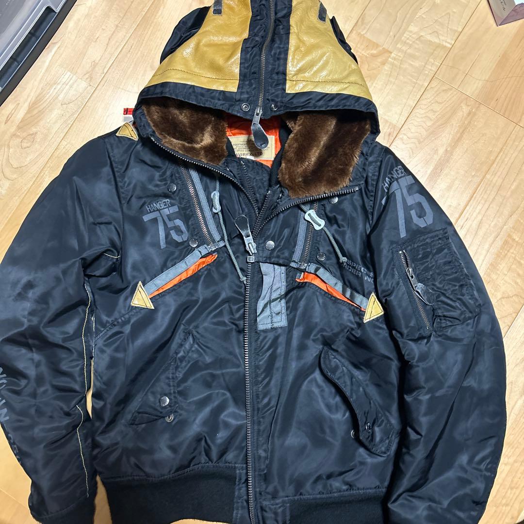 avirex remodel mark2 ma-1 n2-bフライトジャケット 美品 AVIREX MA-1 REMODEL MARK2 N2B y2k M アヴィレックス フライト