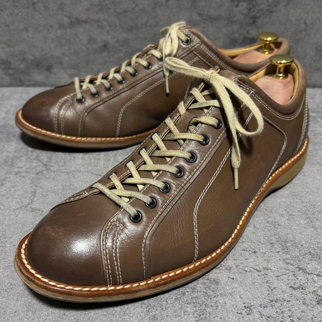 美品 リーガルスタンダード レザースニーカー 750R ブラウン 本革 2145