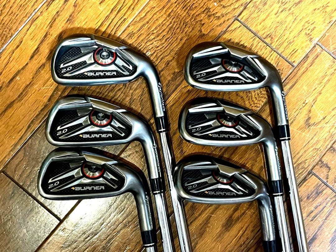 テーラーメイド　バーナー2.0アイアンセット 6本セット スチールシャフト 訳あり特価 テーラーメイド BURNER アイアンセット スチール85S 5-PW 6