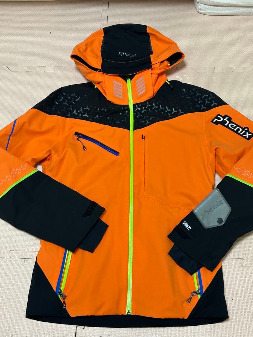 phenix スキーウェア オレンジ ブラック上のみ MENS】スキーウェア アウタージャケット トップス Soft Shell Jacket