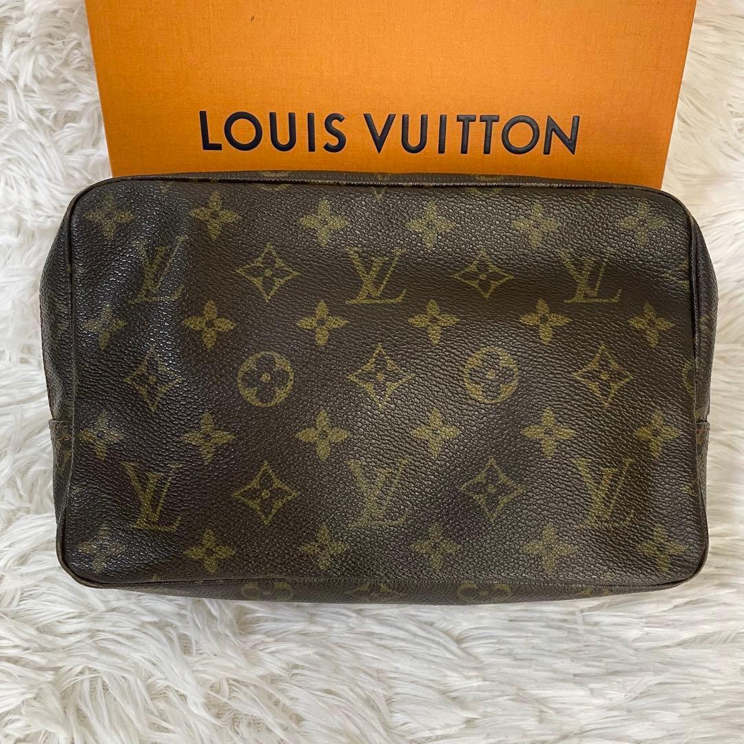 廃版品✨ルイ・ヴィトントゥルーストワレット　化粧ポーチ　モノグラム ヴィトン モノグラム トゥルーストワレット M47522 ブラウン ポーチ