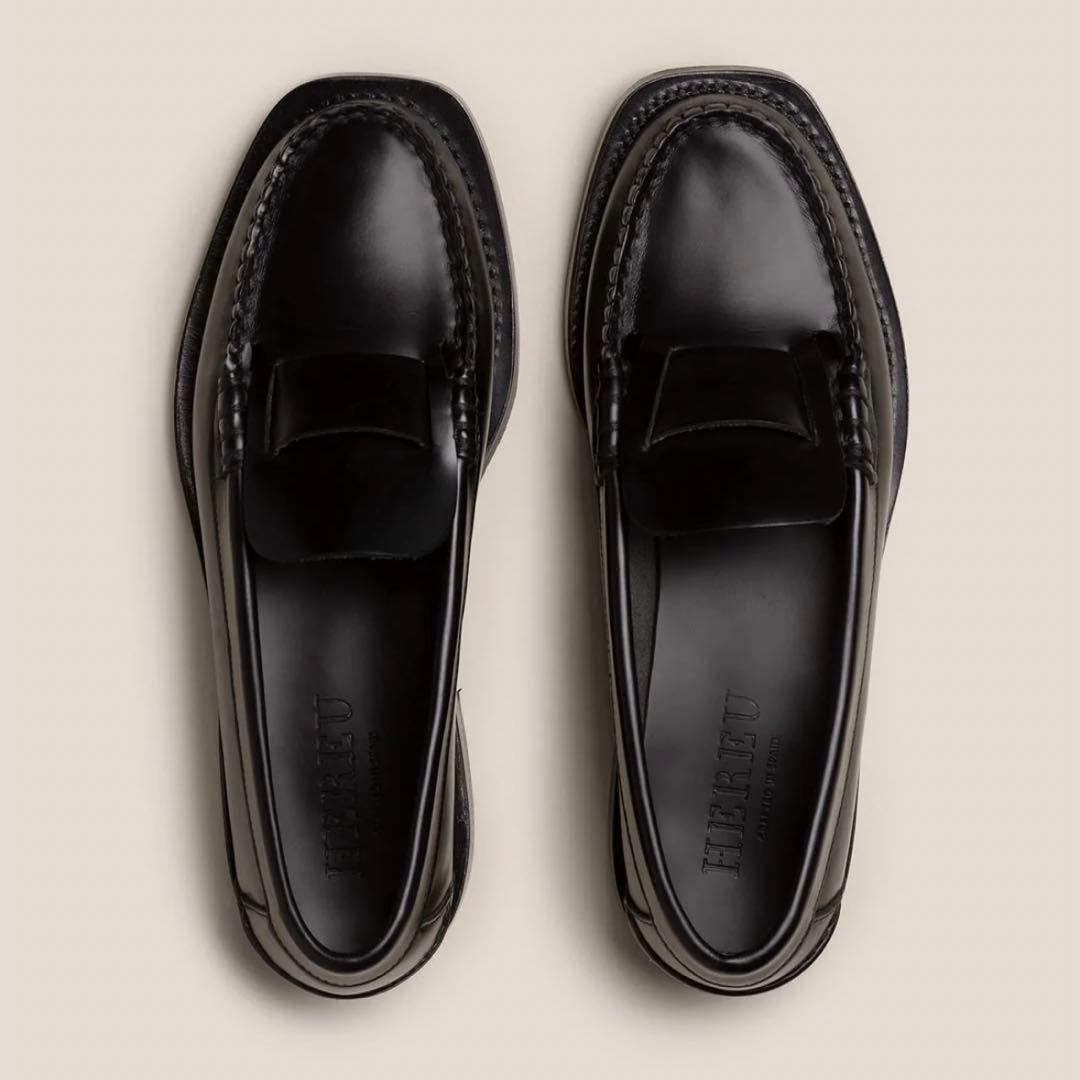 HEREU HEREU ローファー SINEU black 38