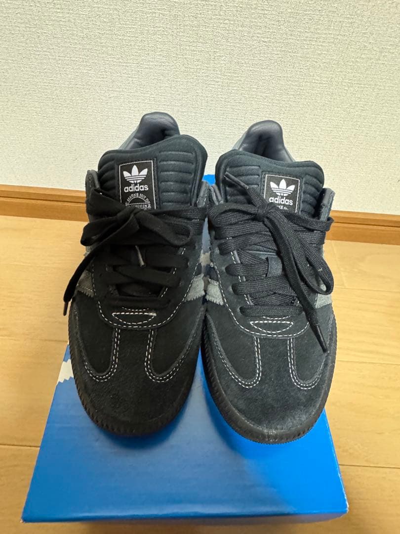 adidas SAMBA XLG ブラック 23.5cm 箱あり