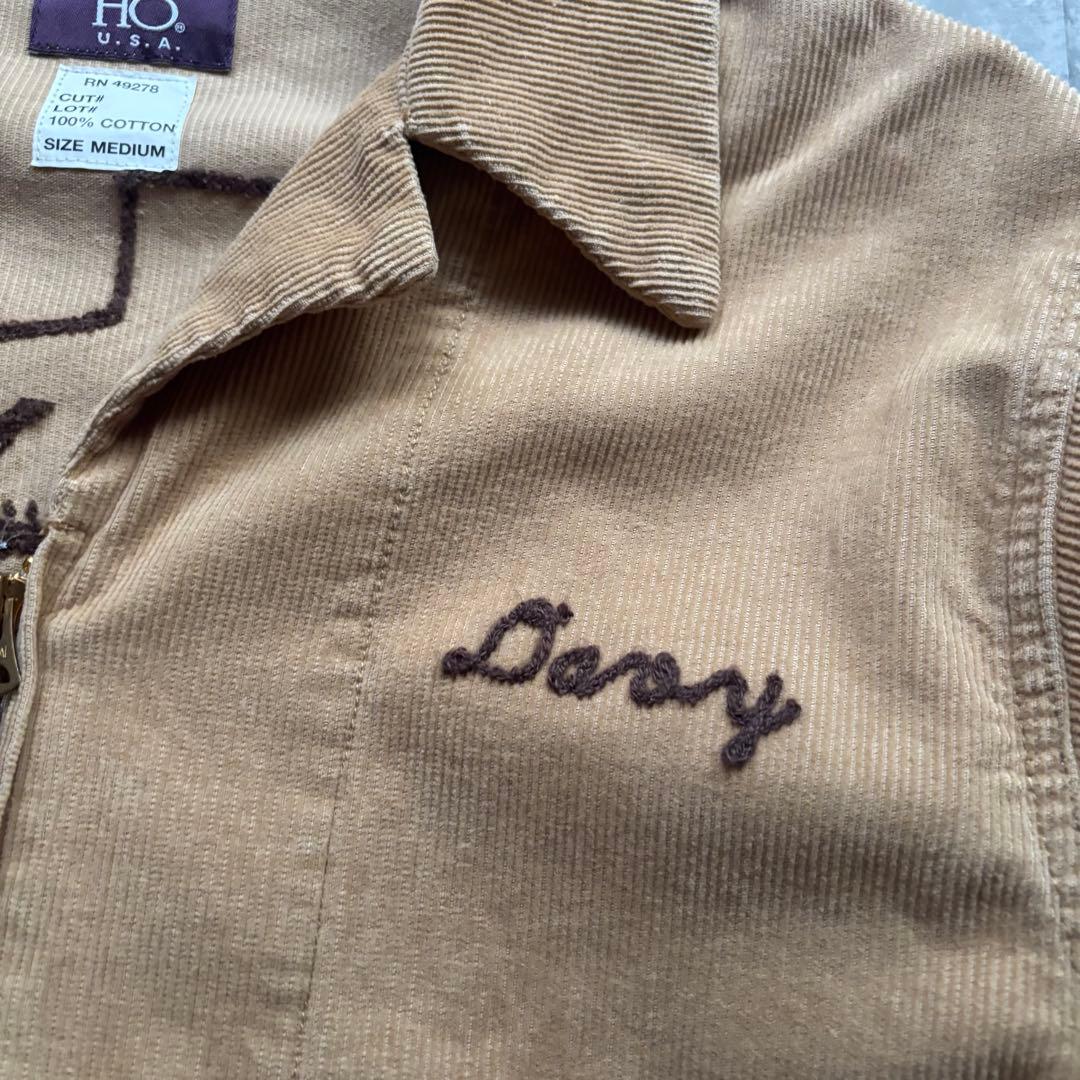 古着 コーデュロイ ジャケット チェーン刺繍 検索 FFA 50s 60s - メルカリ